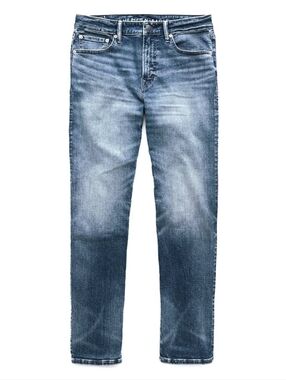 American Eagle AE Men's Athletic Straight Leg Jeans in Indigo Waters Size 32x32